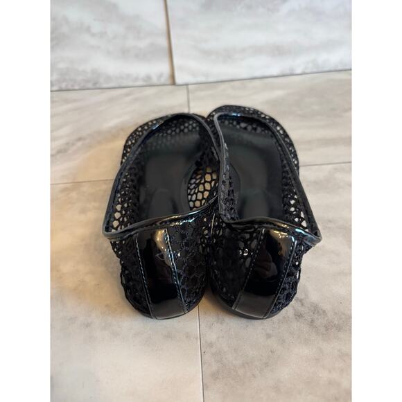 Mango MNG Women’s Mesh Black Ballet Flats Size 9.5 NWOB - Picture 4 of 6